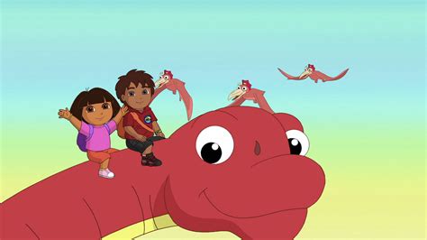 Dora and Diego in the Time of Dinosaurs! .
